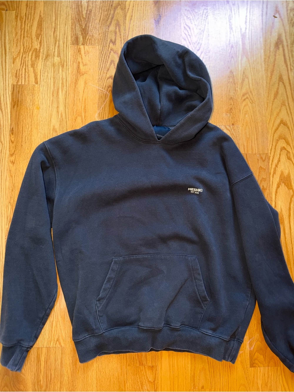 MESHKI gray Pullover Hoodie